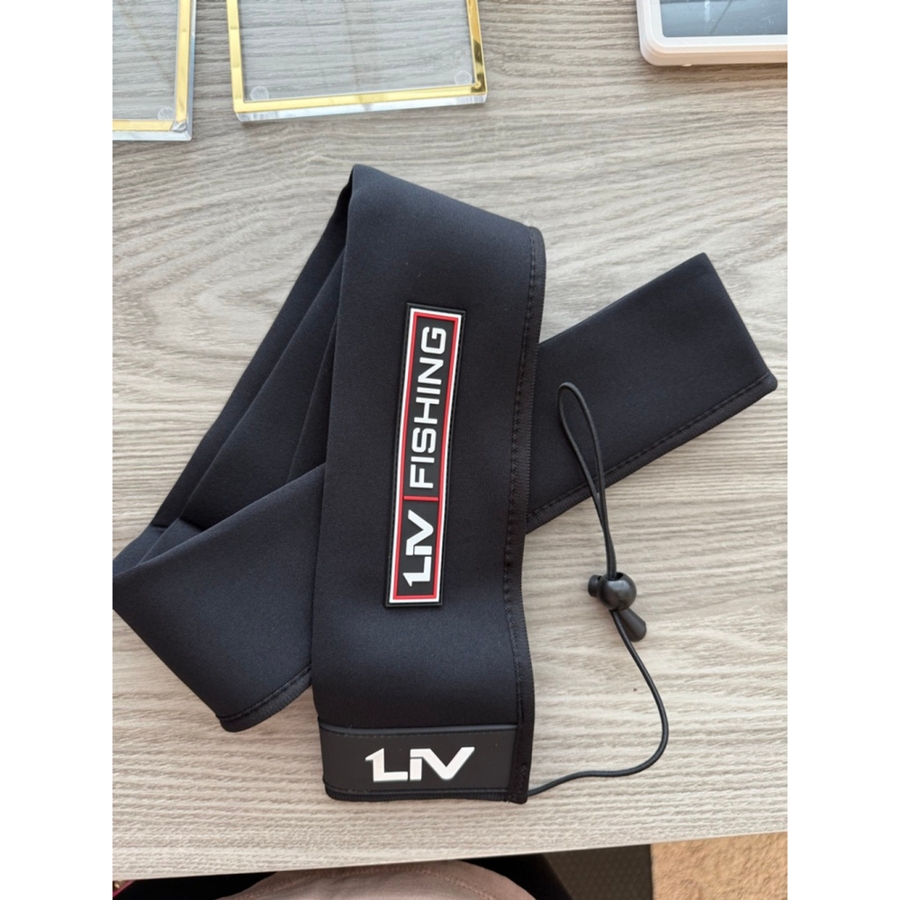 Unisex LIV FISHING Other One Size Black Red Fishing Rod Strap